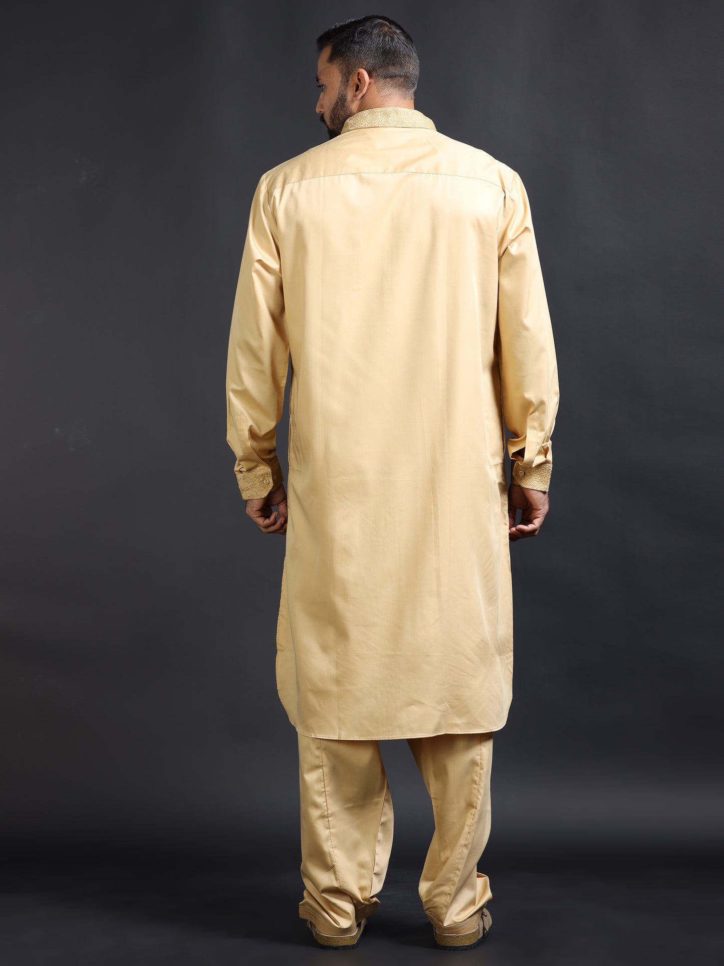 Men’s Camel Brown Pathani Set