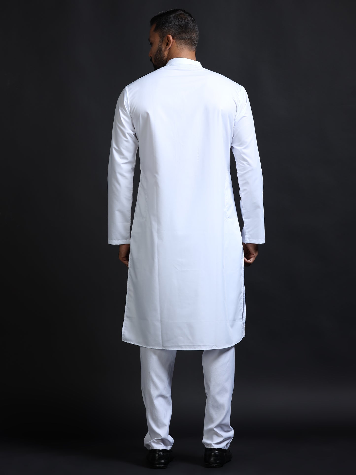 Men’s White Cotton Kurta Set