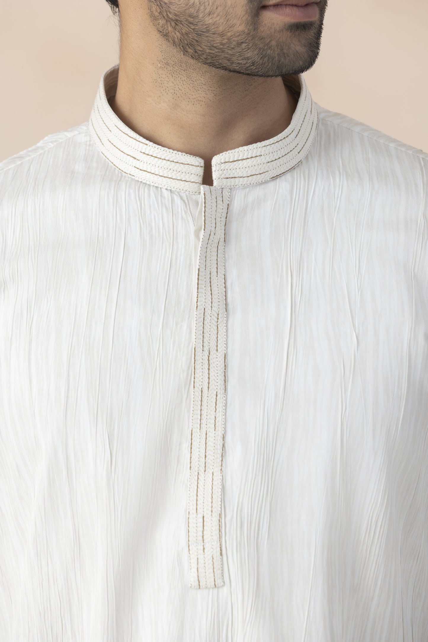 Ivory Kurta Pyjama for men