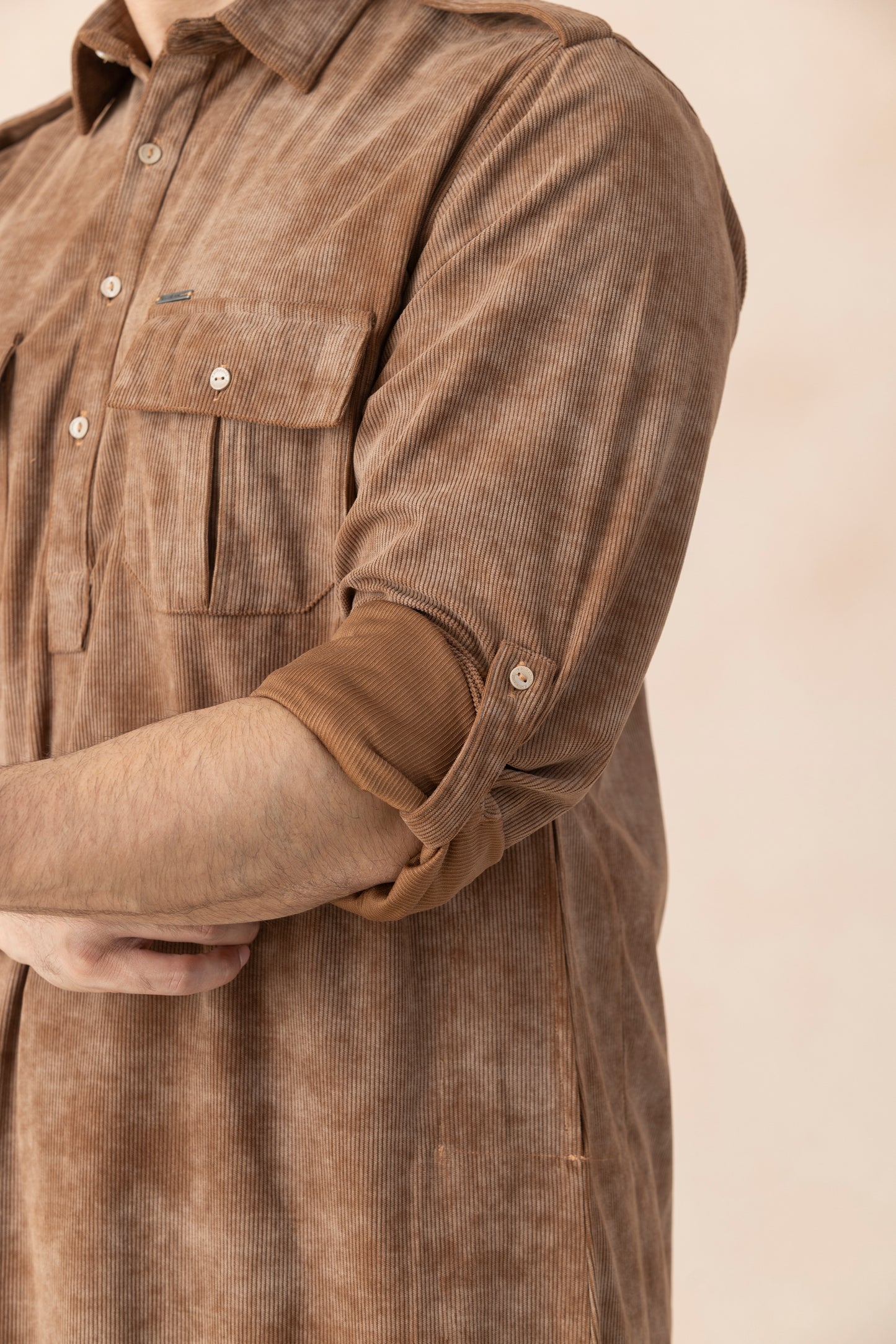Soil Brown Pathani Set for Men