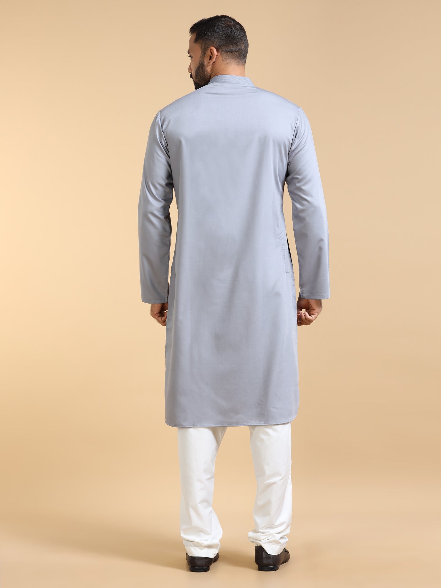 Men’s Grey Kurta Set