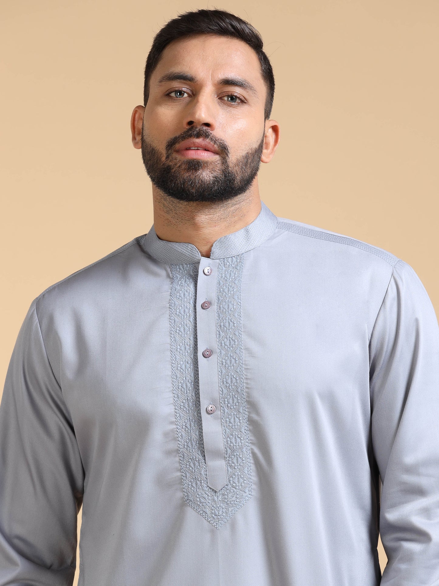 Men’s Grey Kurta Set