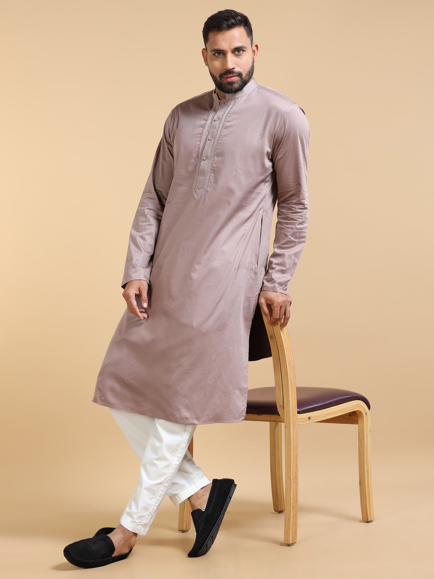 Men’s Lilac Kurta Set