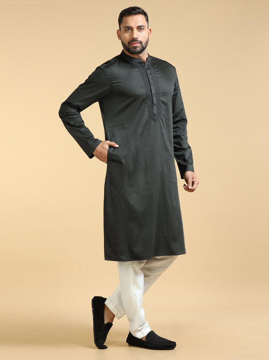 Men’s Black Kurta Set