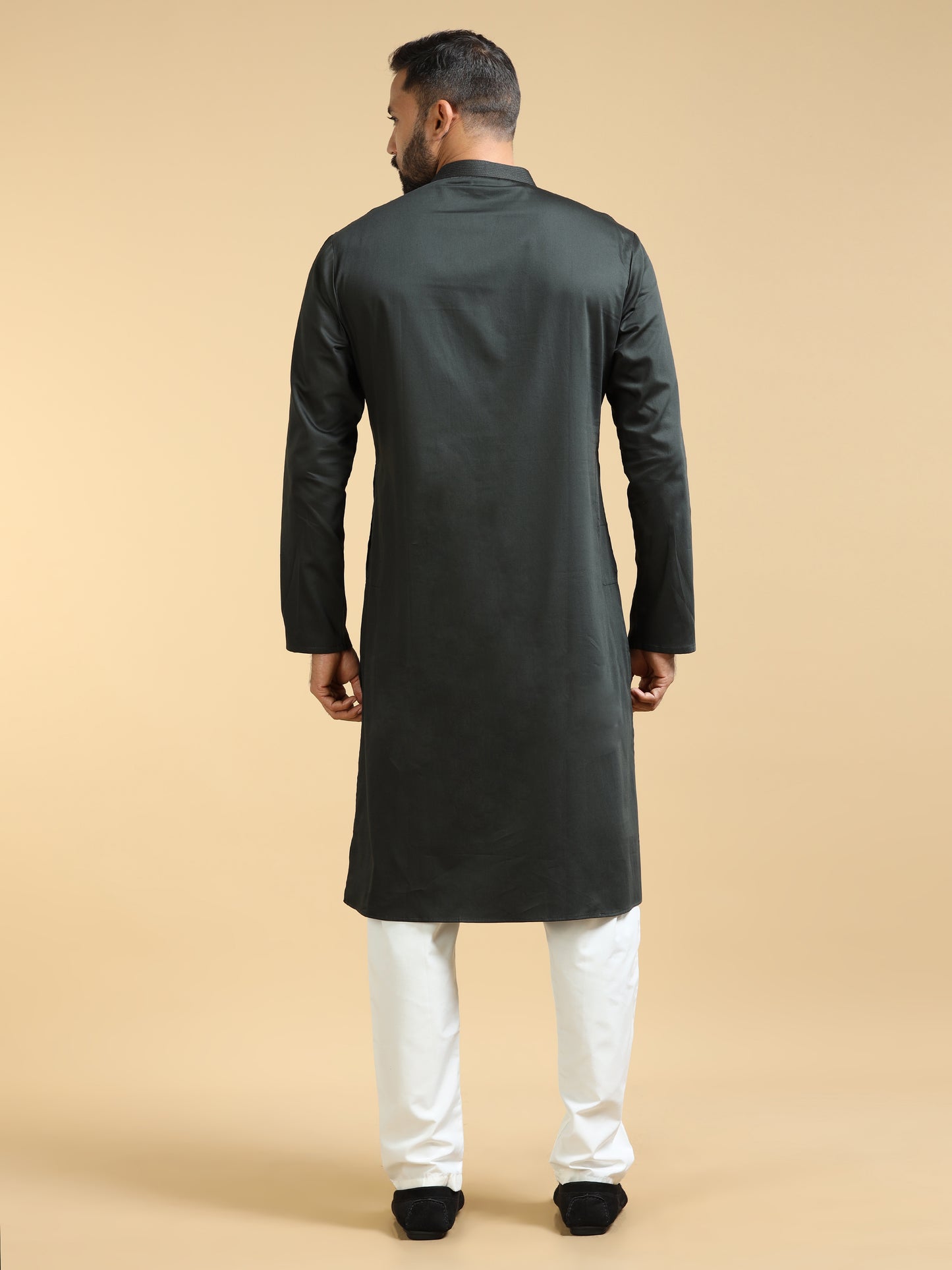 Men’s Black Kurta Set