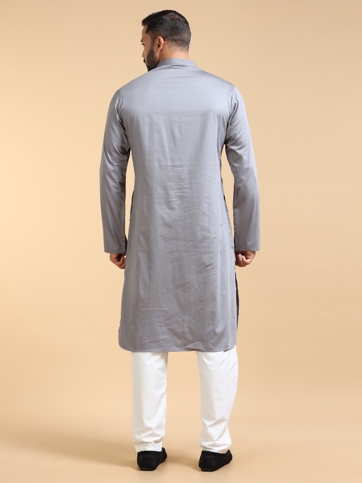 Men’s Grey Kurta Set