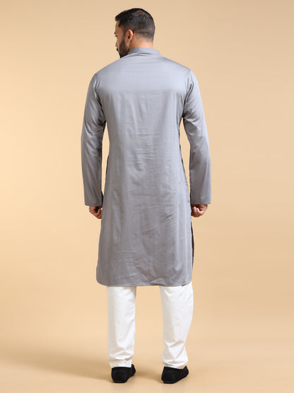Men’s Grey Kurta Set