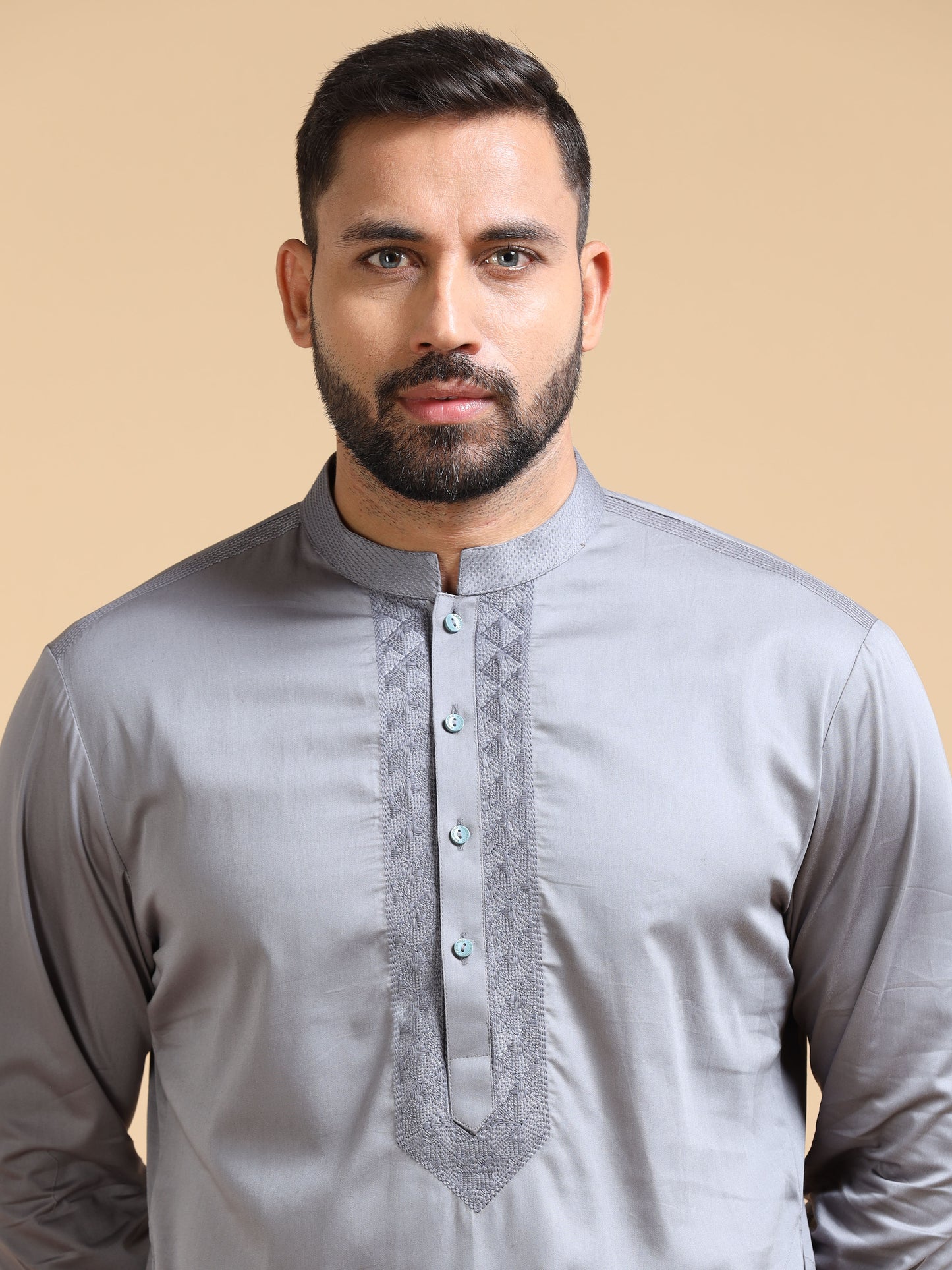 Men’s Grey Kurta Set