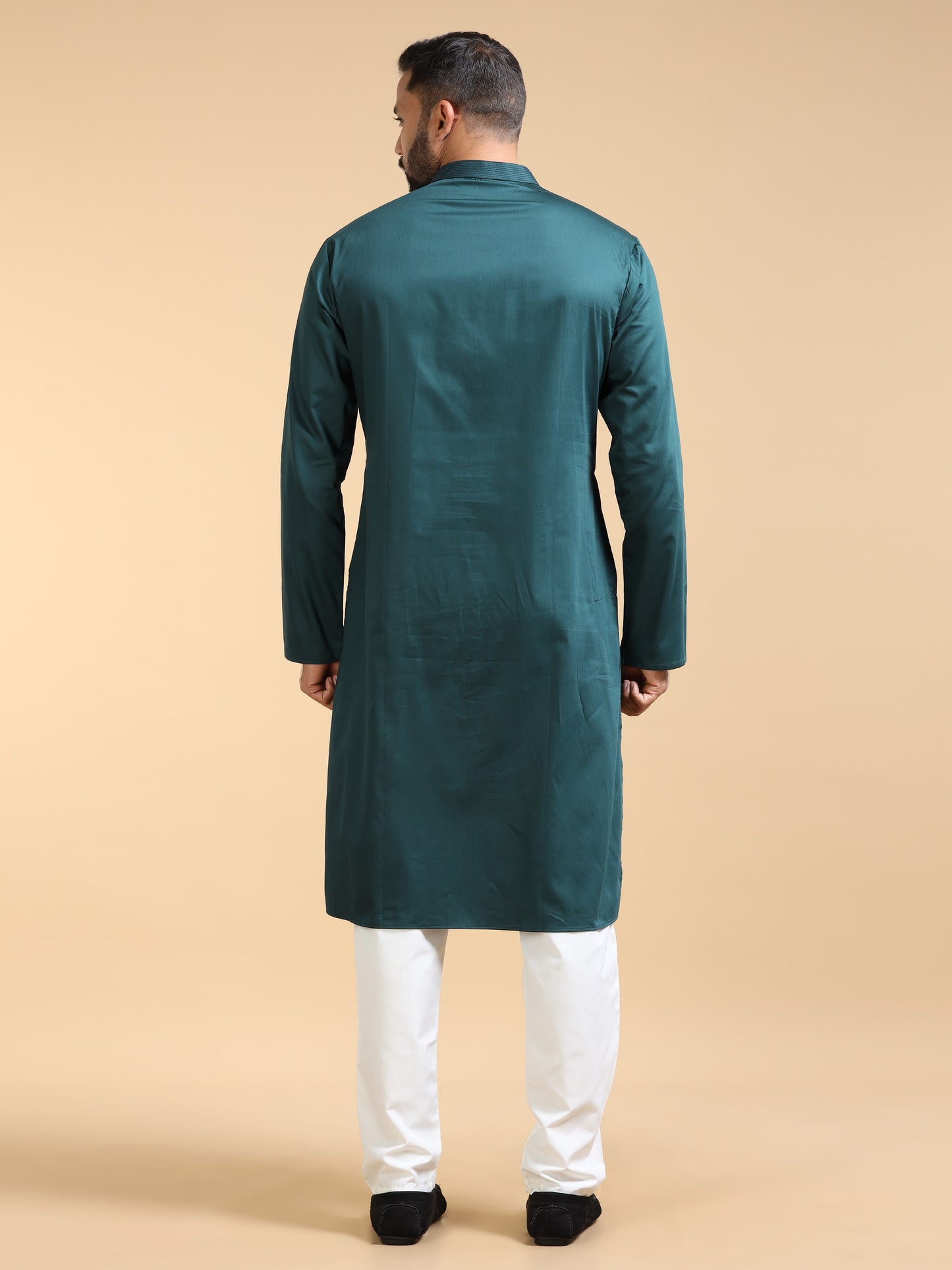 Men’s Teal Green Kurta Set