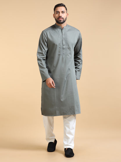 Men’s Dark Oilve Green  Kurta Set