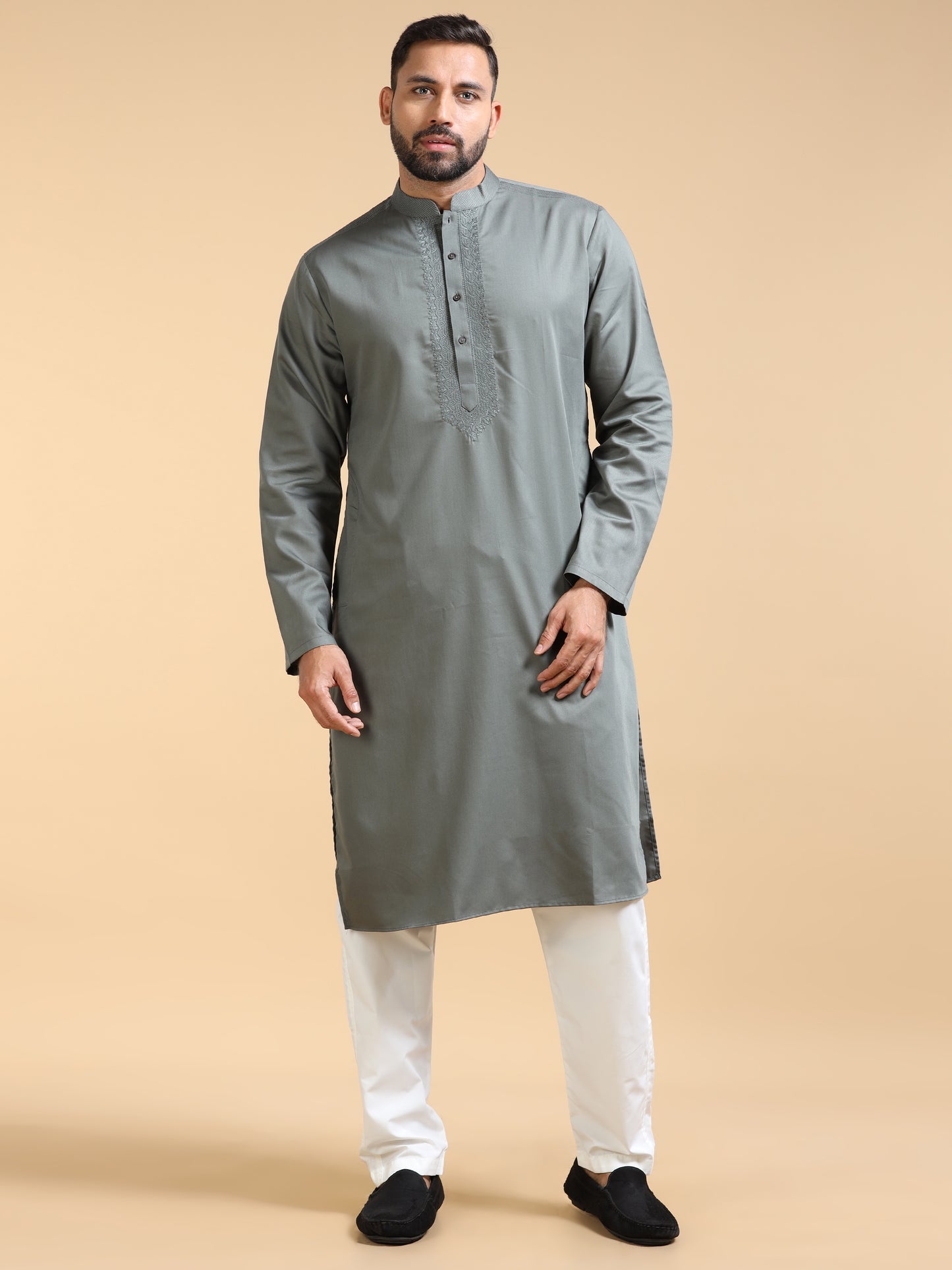 Men’s Dark Oilve Green  Kurta Set