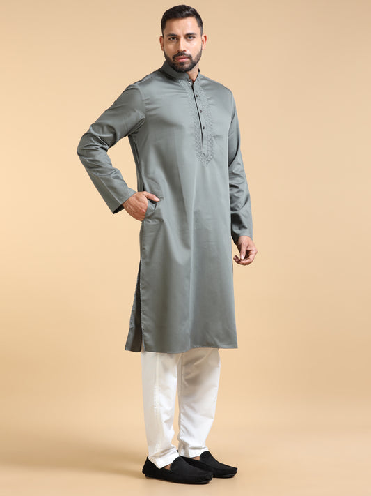 Men’s Dark Oilve Green  Kurta Set