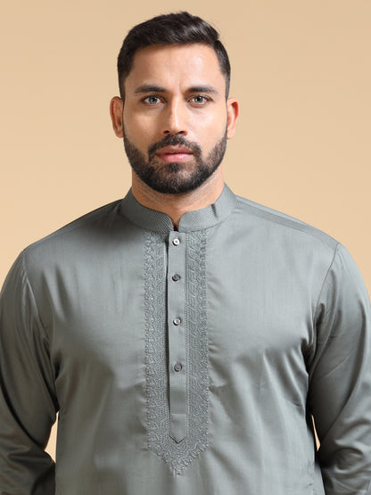 Men’s Dark Oilve Green  Kurta Set