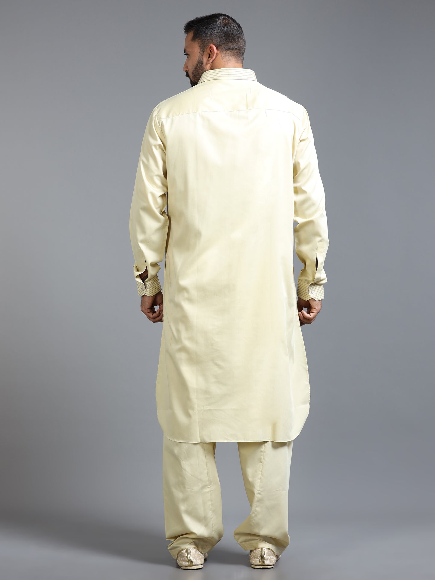 Men’s Beige Pathani Set