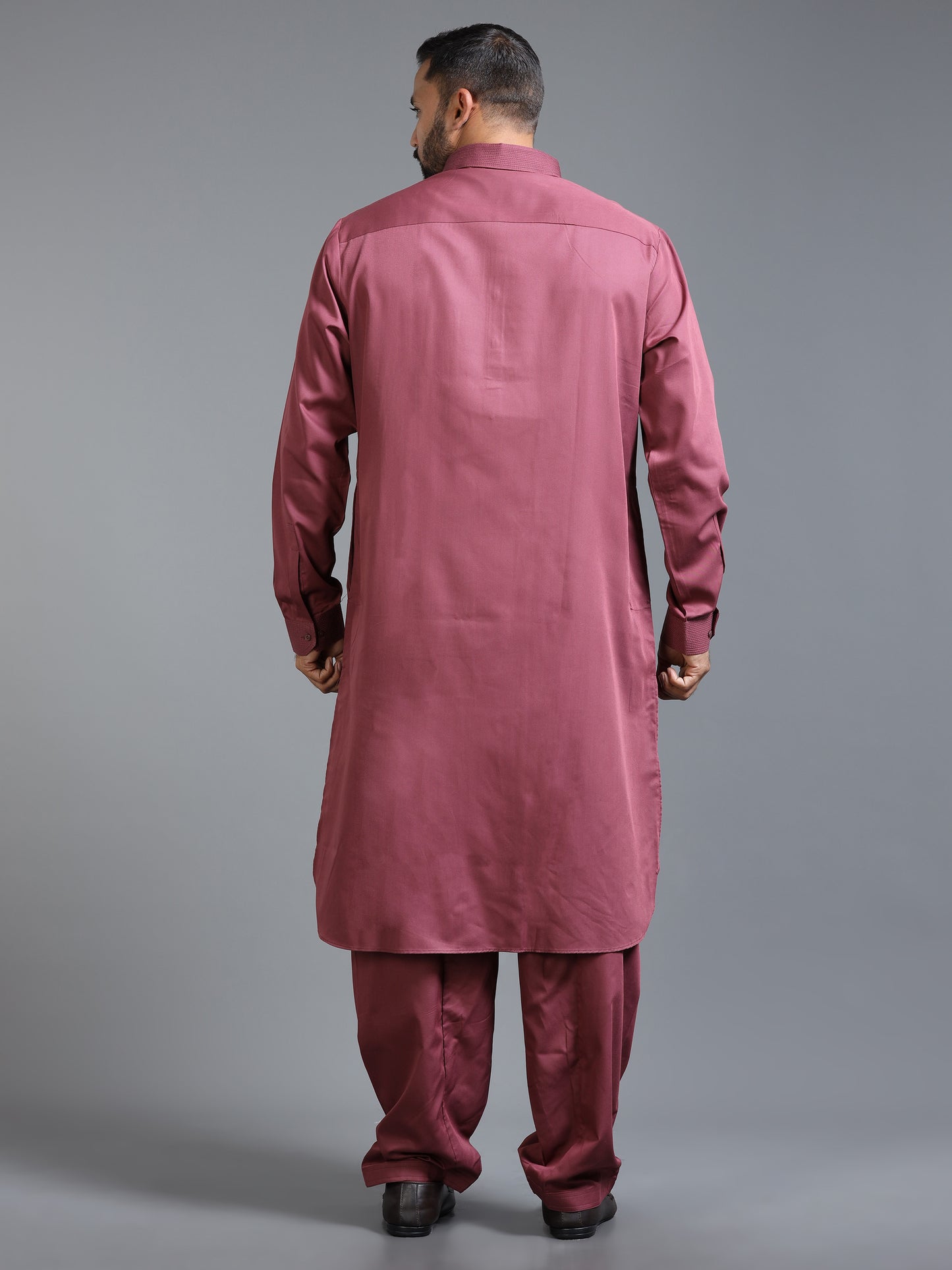 Men’s Maroon Pathani Set