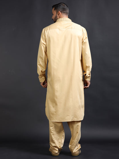 Men’s Camel Brown Pathani Set
