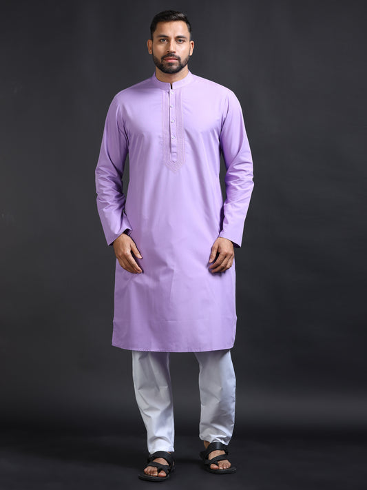 Men’s Lilac Kurta Set