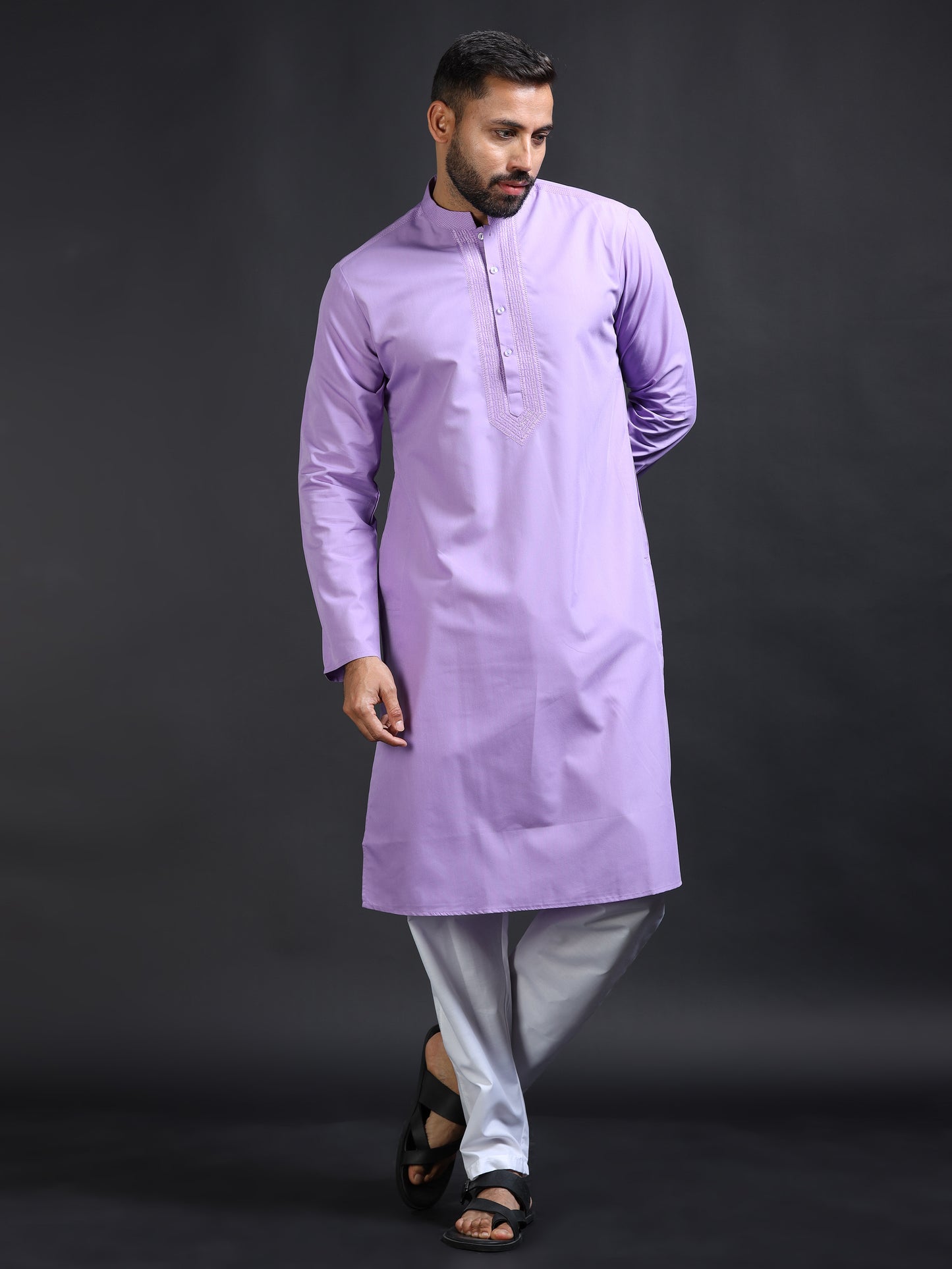 Men’s Lilac Kurta Set