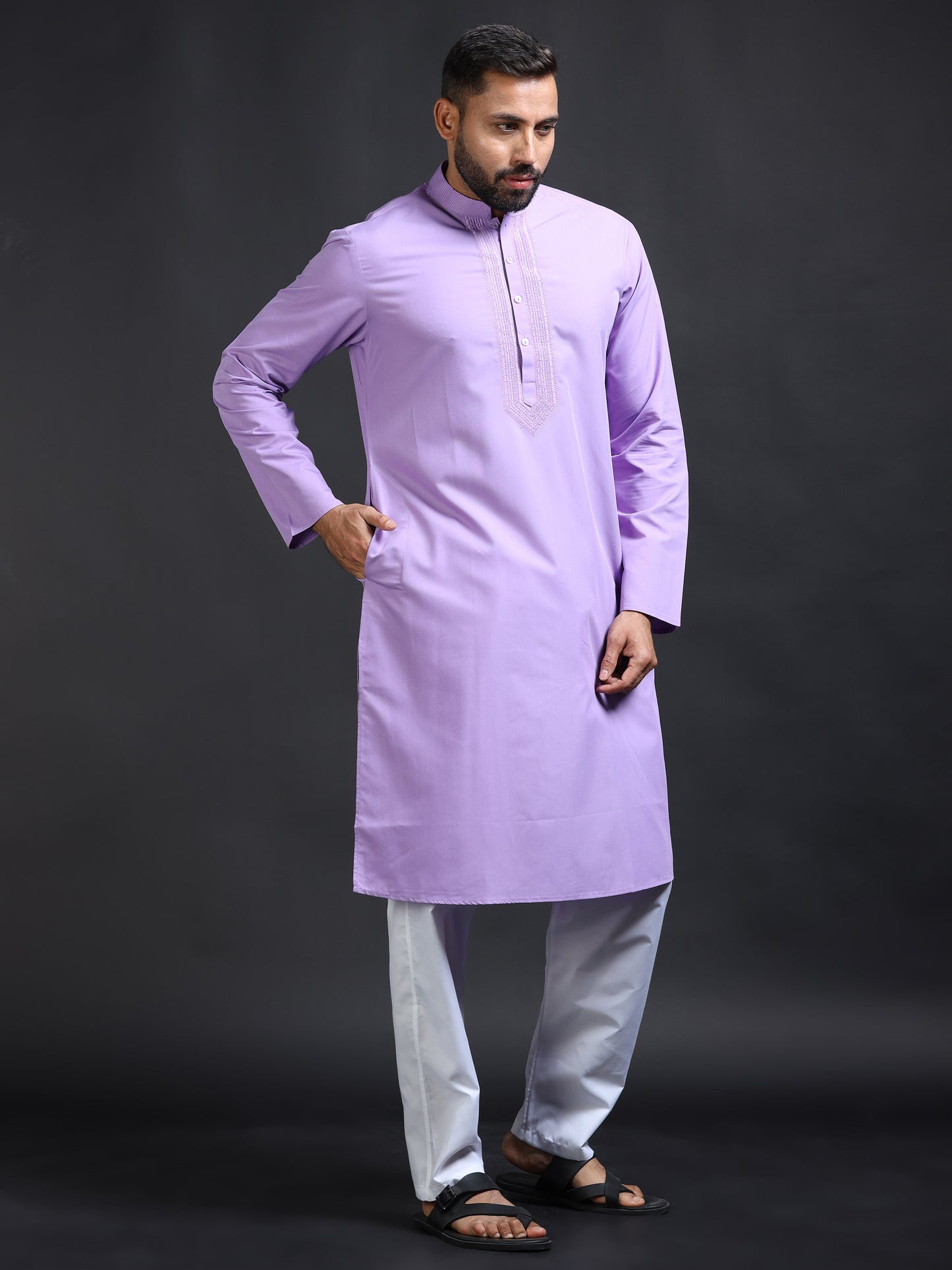 Men’s Lilac Kurta Set