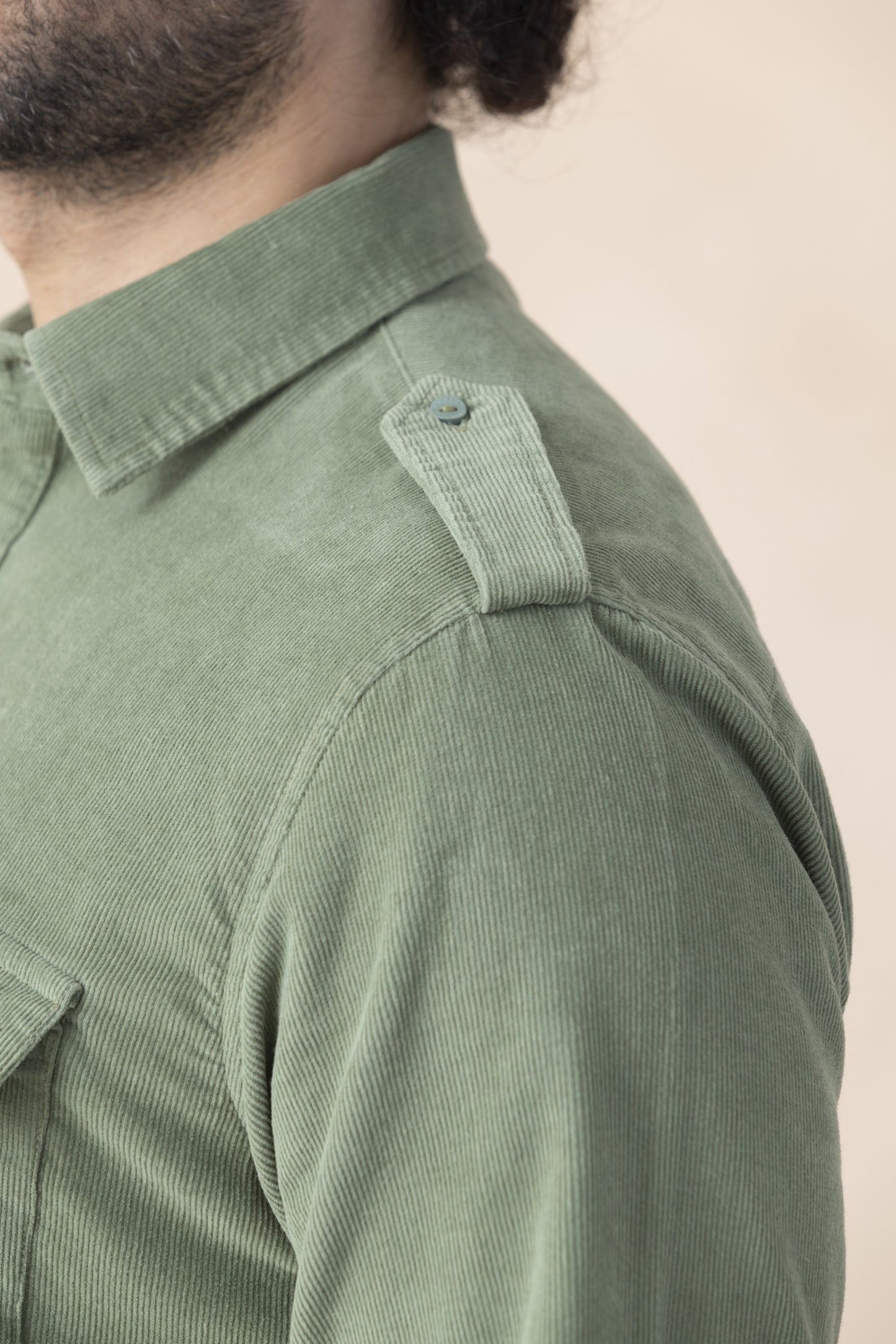 Men's muted green pathani set
