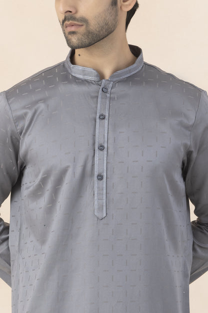 Men's Grey kurta pyjama