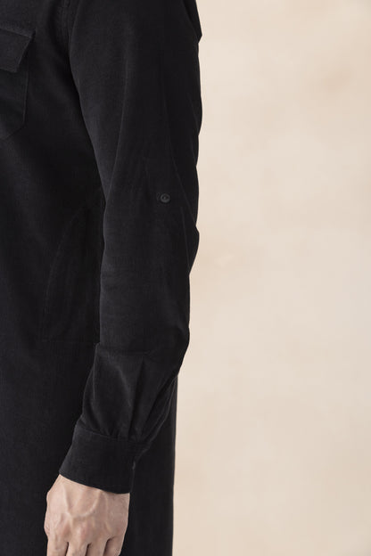 Black pathani set for men