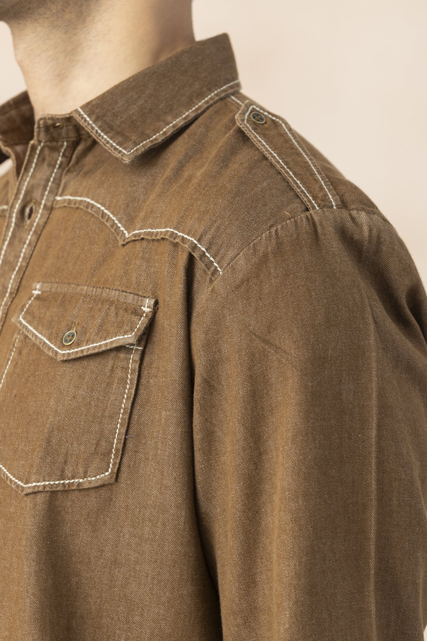 Men's brown pathani set