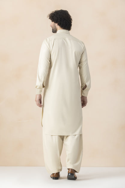 Men's off white pathani set