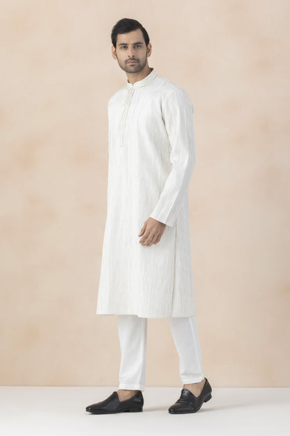 Ivory Kurta Pyjama for men