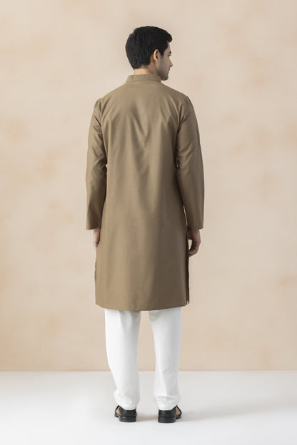 Camel brown kurta pyjama  for men
