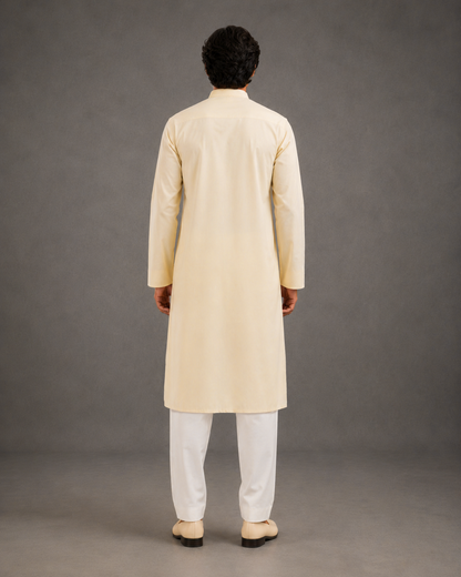 Men’s Yellow Kurta Pyjama Set