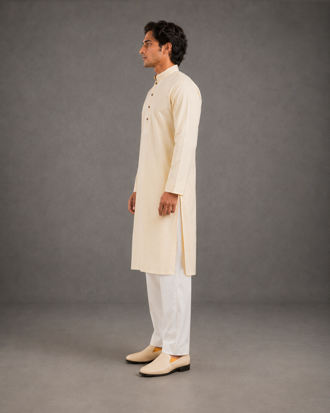 Men’s Yellow Kurta Pyjama Set