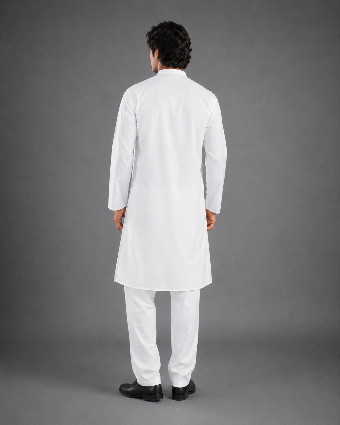 Men’s White Classic Kurta Pyjama Set